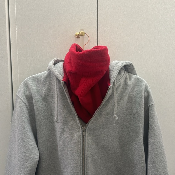 Supreme Double Hood Facemask Zip Up Hooded Sweatshirt - Picture 7 of 10